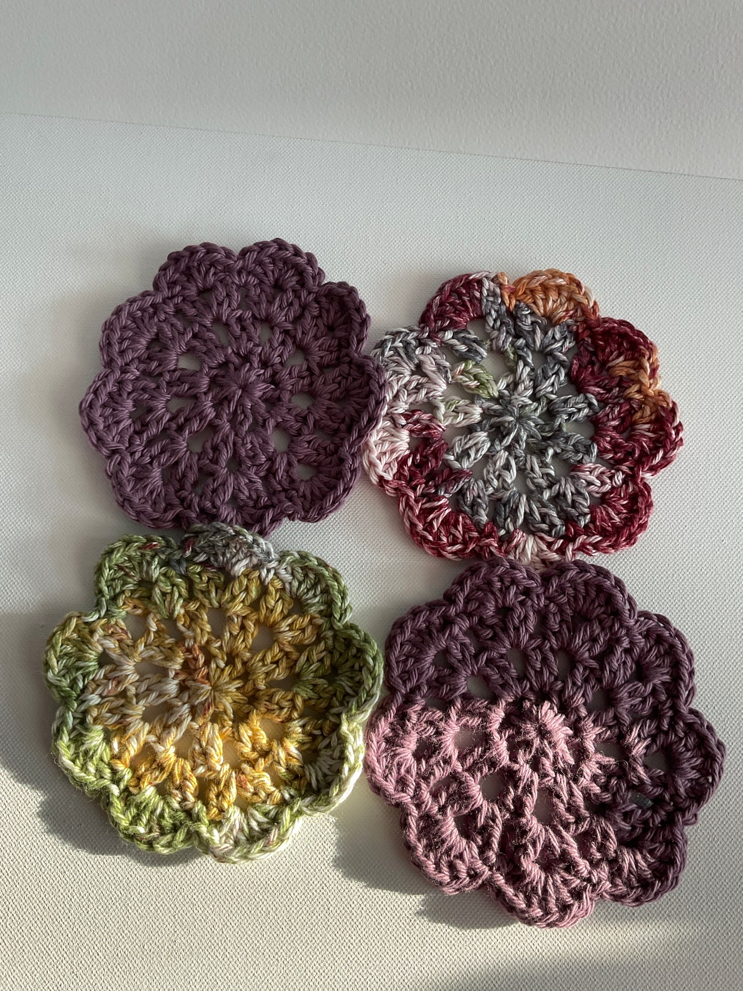 Doily coasters