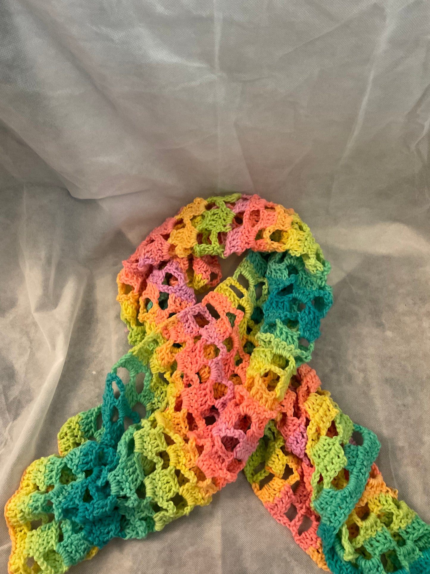 Rainbow scarf